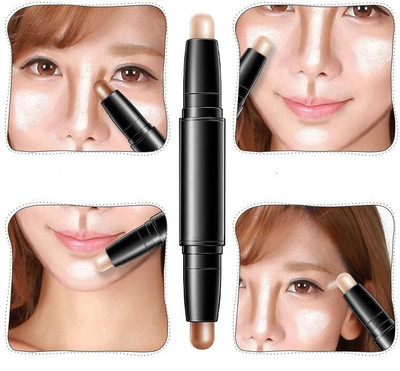 JANOST Face 2 IN 1 Concealer Contouring Stick Concealer(Beige, 8 g)