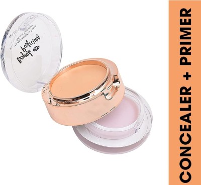 MYEONG Color 2 IN 1 Primer + Concealer, Oil-Free Long Lasting and Silky Smooth Texture Concealer(Natural Beige, 9 g)