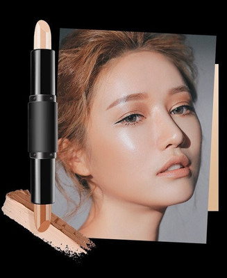 JANOST 3D Face Makeup Concealer Pen Foundation Stick Cream Concealer(Beige, 8 g)