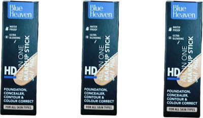 BLUE HEAVEN HD All in one Make up Stick Concealer(Natural, 10 g)