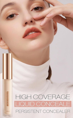 tanvi27 Full Coverage, Advanced Pore Minimizer, Lightweight Liquid  Concealer(SOFT IVORY, 6 ml)