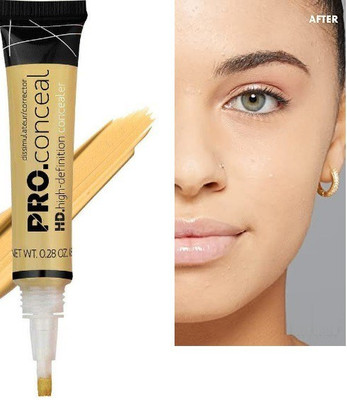 SEUNG new Creamy concealer and moisture smooth pro concealer Concealer(YELLOW, 8 g)