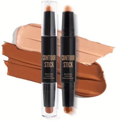 MYEONG Full Coverage Foundation Contour 3D Stick Concealer(Beige, Nutty, 8 g)