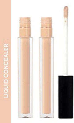 LILLYAMOR New Super Glossy Liquid Concealer Pack Of 2 Concealer(NUTTY, 16 g)