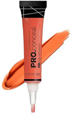 nn Pro Natural High Definition Full Coverage Concealer Cream Concealer(orange, 8 g)