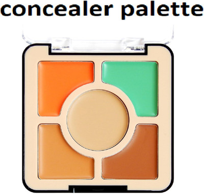 Neycare creamy new shade water proof concealer palette 5 in 1 Concealer(MULTI COLOR, 13 g)