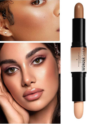 USBK 2 in1 - Contour & Highlighter Stick for Face Makeup Concealer(MULTI-COLOR, 6.2 g)