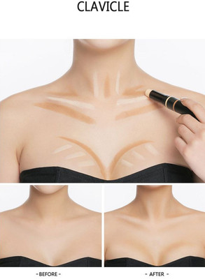 Aylily 2IN1 MATTE FINISH CONTOUR STICK Concealer(MULTICOLOR, 6.2 g)