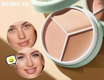 REIMICHI 3 Color Long-lasting Concealer For Undereye Circles and Blemishes Concealer(multicolor, 5 g)
