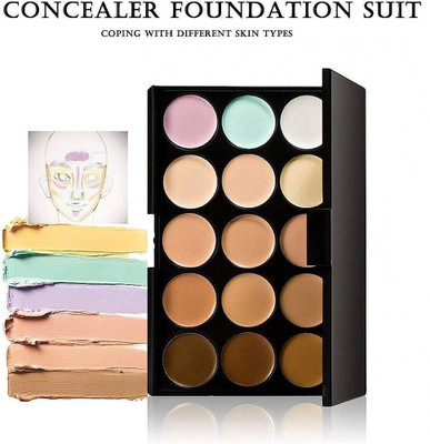 BLUEMERMAID Perfect New Light Weight Concealer With Full Coverage Concealer(MULTI COLOR, 30 g)