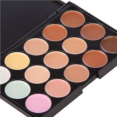 KIRA Professional 15 Color Face Concealer Palette 15 g(Multi) deal from flipkart