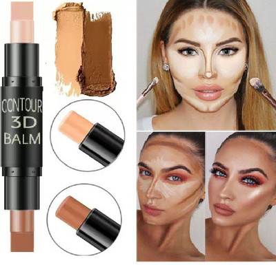KAIASHA 2 IN 1 Contour Stick LONG LASTING CONCEALER HIGH COVERAGE Concealer(BEIGE, 10 g)