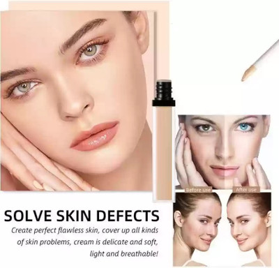 GABBU Liquid Light Weight Full Coverage with Matte finish  Concealer(ivory, 6 g)