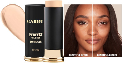 GABBU Makeup Foundation Stick | Blendable Soft Texture Panstick with Matte Finish Concealer(Beige, 15 g)