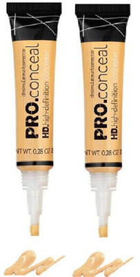 Galm Bazaar Liquid Light Weight Full Coverage with Matte finish  Concealer(YELLOW, 16 g)