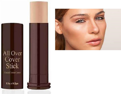 Luipui best matte finish instant waterproof makeup stick (02 color) Concealer(BEIGE, 15 g)