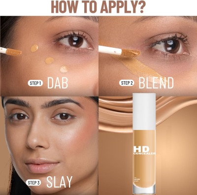 Sheny waterproof and smudge proof Easy to Blend, liquid Concealer (8 ml) Concealer(BEIGE, 8 ml)