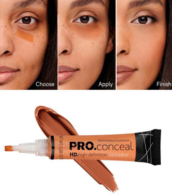 LILLYAMOR Super Light Weight Concealer With Full Coverage Concealer(Orange, 8 g)