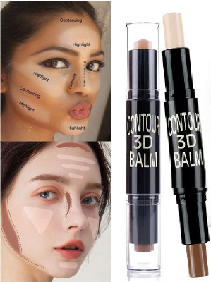 KAIASHA Highlighter and Contour Stick Highlighter (cream)  Concealer(BEIGE, 10 g)