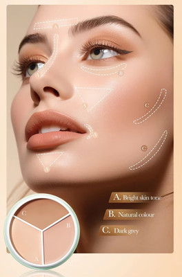 GFSU - GO FOR SOMETHING UNIQUE Waterproof, Lightweight & Long-Lasting, Covers Dark Circles  Concealer(multicolor, 10.5 g)