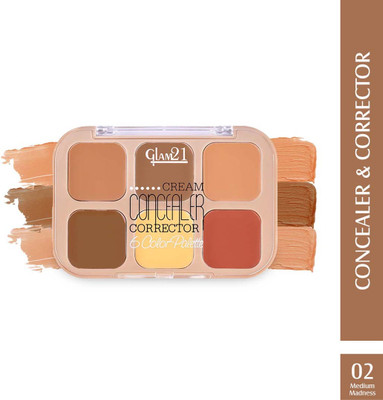 Glam21 Cream Concealer Corrector Palette -02 Concealer(Medium Madness, 9 g)