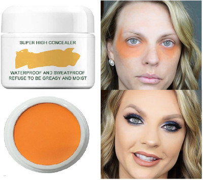 Latixmat Light Weight Concealer With Full Coverage Easily Blendable  Concealer(ORANGE, 12 g)