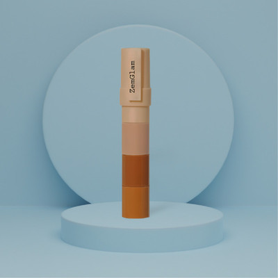 ZemGlam ZG 4-in-1 Makeup Stick Contour Concealer Combines Highlight Shimmer Highlight Concealer(MULTICOLOR, 0.2 g)