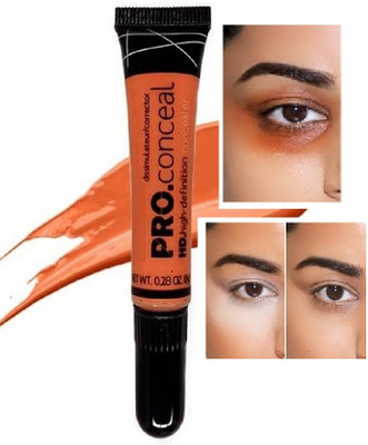 NADJA Full Coverage Hd Concealer For All Skin Types Concealer(ORANGE, 8 g)