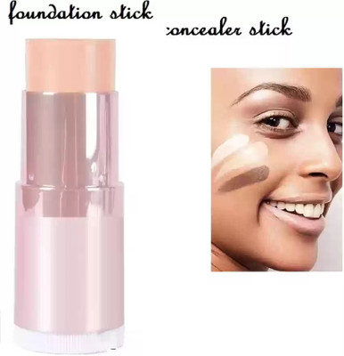 Wiffy Smooth Matte Finish Pan Stick Foundation Base Waterproof Concealer(BEIGE, 10 g)