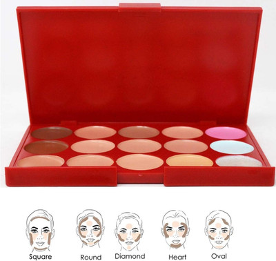 ads 15 Color Ultimate Perfect Concealer Contour Palette Concealer(Multicolor, 13 g)