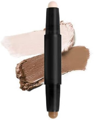 Amaryllis 2 IN 1 Contouring Stick and Highlighter for easy to use Concealer(Beige, 8 g)