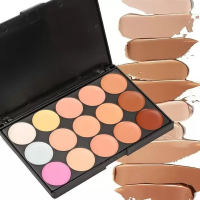 AFARAXIA Waterproof Contour Makeup Concealer Palette 15 Color Concealer(MULTICOLOR, 22 g)