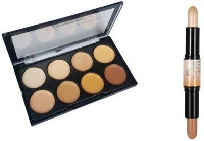 Rsentera 8 colour counter and stick combo (2 Items in the set) Concealer(multicolour, 2 ml)
