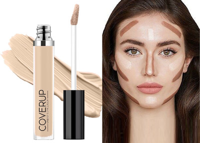 EVERERIN Liquid Light weight Concealer with Full Coverage | Easily Blendable Concealer(ivory, 7 ml)