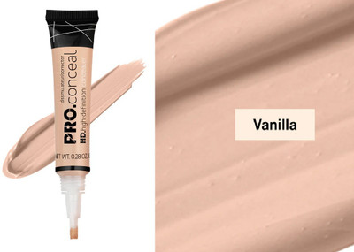 LILLYAMOR HD Pro Natural High Definition Full Coverage Concealer Cream Concealer(Vanilla, 8 g)