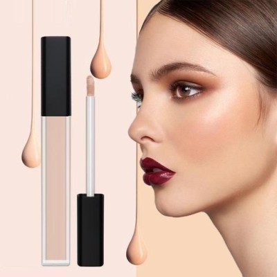 MYEONG Lightweight Full Coverage Suit All Color Skin Face Eye Makeup Liquid  Concealer(Beige, 7 ml)