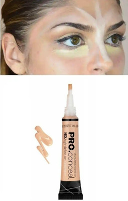 Herrlich Professional Pro Conceal High-Definition Concealer For all skin type Concealer(BEIGE, 8 ml)
