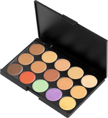 GULGLOW99 Waterproof 15 Colors Makeup Concealer Palette Concealer(MULTICOLORS, 22 g)