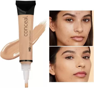 Amaryllis Pro Conceal High-Definition Concealer for cover your dark areas  Concealer(MEDIUM BEIGE, 8 g)