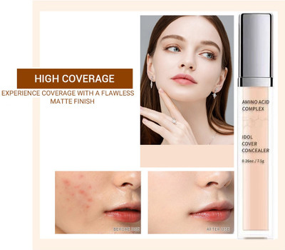 THTC Base water-poof Liquid  Concealer(IVORY, 7.5 g)