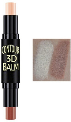 JANOST Waterproof Long Stay 2 IN 1 Contour And Highlighter Concealer Stick Concealer(BEIGE, 8 g)