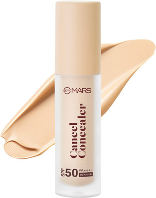 MARS SPF50 PA++++Cancel Concealer with Radiant Natural Finish|Medium to High Coverage Concealer(03-Dreamy Beige, 6 ml) MARS SPF50 PA++++Cancel Concealer with Radiant Natural Finish|Medium to High Coverage Concealer(03-Dreamy Beige, 6 ml)
