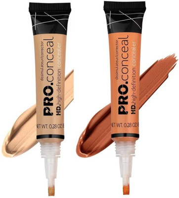 Party Hub Pro Conceal HD High-Definition Liquid Concealer – Creamy Orange Beige (8g) Concealer(Multi, 20 g)