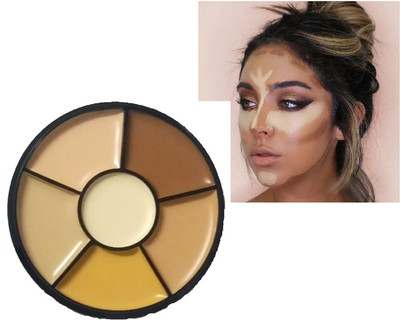 Neycare light weight color shade new 6 in 1 concealer palette pack of 1 Concealer(multi color, 18 g)