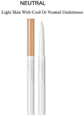 AMOSFIA New Concealer Pencil Blendable Concealer, Light/Medium Concealer(BEIGE, 5 g)