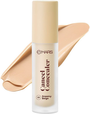 MARS Cancel Concealer with Radiant Natural Finish|Medium to High Coverage Concealer(03-Dreamy Beige, 6 ml)