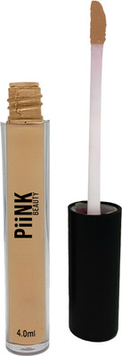 PiiNK Beauty Full Coverage HD Liquid Concealer Poreless Ultra Blendable Lightweight Concealer(LCK-03, 4 g)