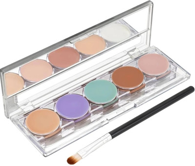 Yuency 5 MULTI SHADES WATER PROOF & LONG LASTING BASE CONTOUR PALETTE Concealer(Multicolor, 16 g)