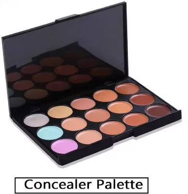 Neycare best concealer palette 15 shade multi ple use long lasting waterproof Concealer(MULTI COLOR, 50 ml)