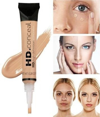 Galm Bazaar HD Conceal Correct Liquid  Concealer(BEIGE, 8 g)